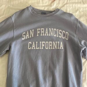 Brandy Melville baby blue sweatshirt
